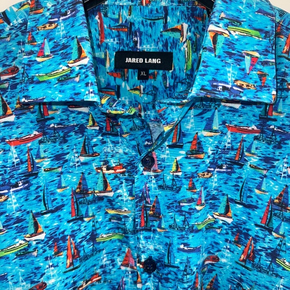 Jared Lang - Men's Long Sleeve Button Down - Picture 3 of 7